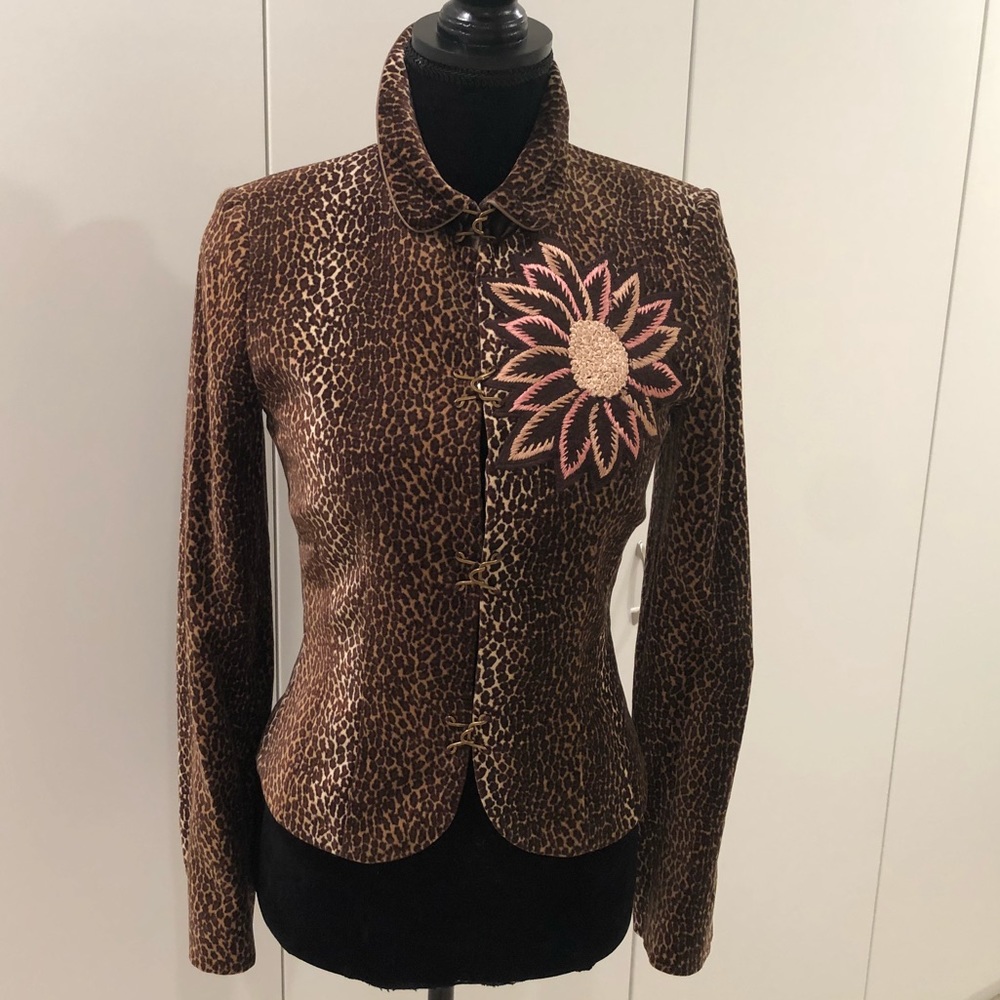 Nr Nicolette Ruggiero Velvet Jacket. Sz 42 EU